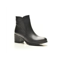 Botine dama cu elastic din piele naturala 2235 Engros