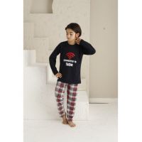 Pijama baietei din bumbac,Engeos