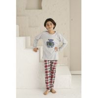Pijama baietei print kids,Engros