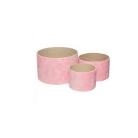 Set 3 cutii rotunde pentru aranjamente florale pret angro