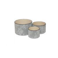 Set 3 cutii rotunde pentru aranjamente florale pret angro