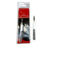 Penseta pentru sprancene din metal argintie en-gross