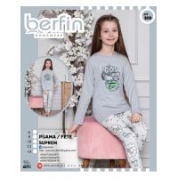 Pijama Copii Fetite Berfin 800 GRI Engros