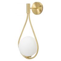 Aplica de perete Glamy Drop, Mauro Ferretti, 1 x E14, 40W, 24x20x52 cm, fier