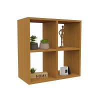 Etajera Rico, 4 Casete, Stejar Natur, L 60 x l 30 x H 60 cm