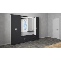 Set Hol Como V2, Antracit/Alb, L 230 cm
