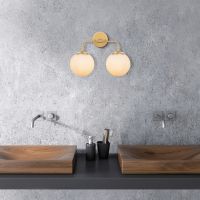 Aplica de perete, Fulgor, 942FLG2174, Metal, Auriu