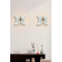 Aplica de perete, FullHouse, 390FLH2102, MDF , Alb
