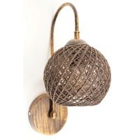 Aplica de perete, Hmy Design, 687HMY1806, Metal, Maro