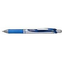 Roller cu gel Pentel Energel, varf metalic 0.7 mm, albastru - Pret/buc