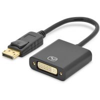 1x DisplayPort Male - 1x DVI-I Female, negru