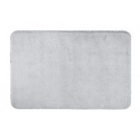 Cooras de baie, Wenko, Saravan, 50 x 80 cm, poliester/plastic, gri deschis