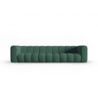 Canapea 5 locuri, Lupine, Micadoni Home, BL, 318x87x70 cm, poliester chenille, verde