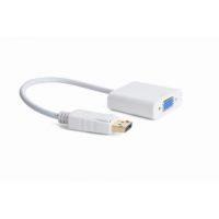 1x DisplayPort Male - 1x VGA Female, alb