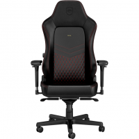 HERO Real Leather Black/Red