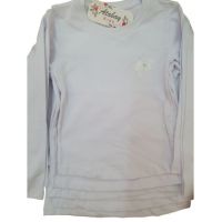 Bluza fete Engros, cu floare la piept