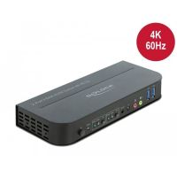 11481, Comutator HDMI KVM 4K 60 Hz cablu USB 3.0 și Audio