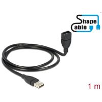 83500, ShapeCable - USB extension cable - USB to USB - 1 m
