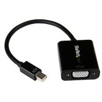 MDP2VGA2, Mini DisplayPort to VGA Adapter - DisplayPort 1.2 - 1080p - Thunderbolt to VGA Monitor Adapter - Mini DP to VGA (MDP2VGA2) - DisplayPort / VGA adapter - Mini DisplayPort to HD-15 (VGA) - 22 cm