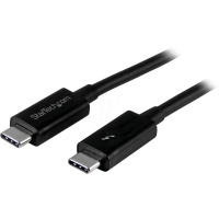 20Gbps Thunderbolt 3 Cable - 3.3ft/1m - Black - 4k 60Hz - Certified TB3 USB-C to USB-C Charger Cord w/ 100W Power Delivery (TBLT3MM1M) - Thunderbolt cable - 1 m