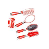 Set 5 accesorii rosii pentru par engros