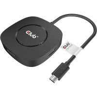 CLUB 3D USB tip C 3.2 Gen 1 Multi Stream Transport (MST) Hub DisplayPort1.4 Triplu monitor