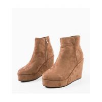 Botine cu platforma dama Malone Engros, bej