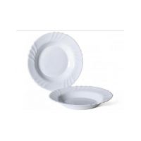 Set 6 farfurii adanci arcopal alb 23 Cm Engros