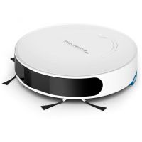 robot X-Plorer S130 AI RR9067WH, 32W, 8 cm grosime, 4 in 1, 2 perii laterale, carografiere permanenta, Tehnologia Smart Exploration, statie de incarcare, 0.5L, recipient apa 0.15L, Alb, Li-Ion, 0.500L