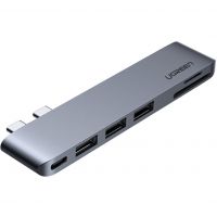 2x USB tip C pâna la 3x USB 3.0 / TF / SD / USB tip C pentru MacBook Pro ( CM251 60560 )