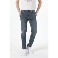 Blugi slim fit cu talie joasa
