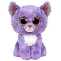 Lawendowy kot Cassidy 15 cm