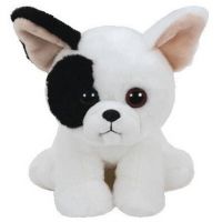 Beanie Babies Marcel - white dog, 15 cm