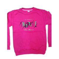 Bluza vatuita Engros pentru fete, cu model imprimat
