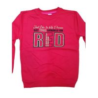 Bluza vatuita Engros pentru fete, cu model imprimat