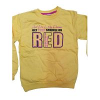Bluza vatuita Engros pentru fete, cu model imprimat