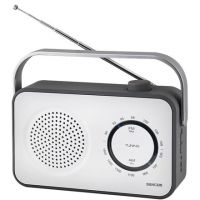 RADIO PORTABIL AM/ FM CAUCIUCAT ALB S-SRD2100W