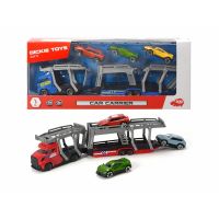 Car carrier with 3 cars, 2 types