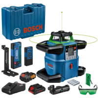 Nivela laser rotativa GRL 650 CHVG PROFESSIONAL 0601061V00, 18 V, fascicul verde, 650 m