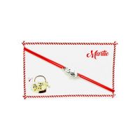 Bratara reglabila Martisor, snur elastic, Elefant Norocos, model 2024, en-gros