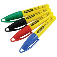 minimarker pemanent, varf subtire, set 4 bucati, 2-47-329 stanley