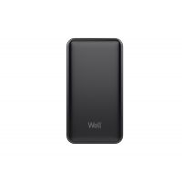 acumulator extern powerbank well hercules 10000mah 2.1a negru