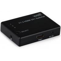 switch hdmi 3 intrari fullhd v1.3 cu telecomanda well