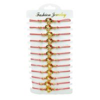 Set 12 Bratari reglabile Martisor, Ghiocel Norocos, model 2024, en-gros