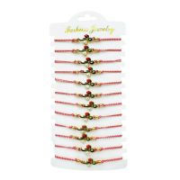 Set 12 Bratari reglabile Martisor, Ghiocel Norocos, model 2024, en-gros