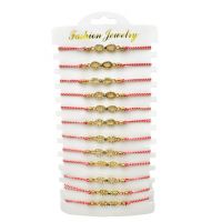 Set 12 Bratari reglabile Martisor, Infinity Lucky, model 2024, en-gros
