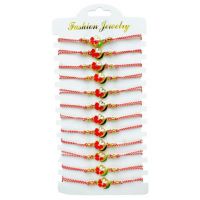 Set 12 Bratari reglabile Martisor, Trifoi Norocos, model 2024, en-gros