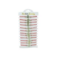 Set 12 Bratari reglabile Martisor, Trifoi Norocos, model 2024, en-gros