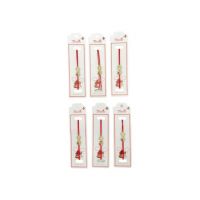 Set 24 de Bratari Martisor, Infinity Love, snur rosu elastic, model 2024, en-gros