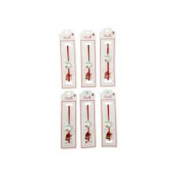 Set 24 de Bratari Martisor, Potcoava Norocoasa, snur rosu elastic, model 2024, en-gros